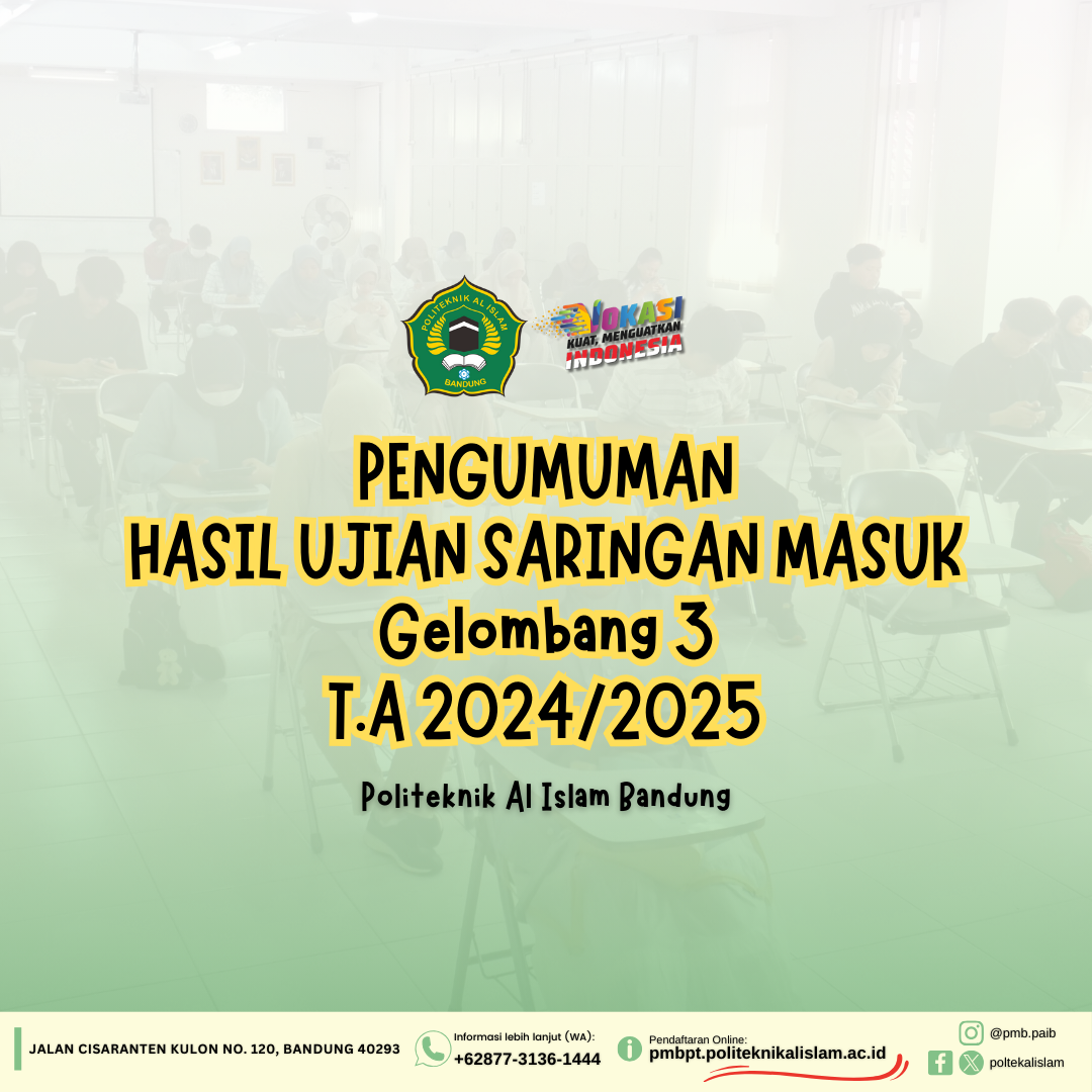 Pengumuman USM Gel. 3 2024-2025